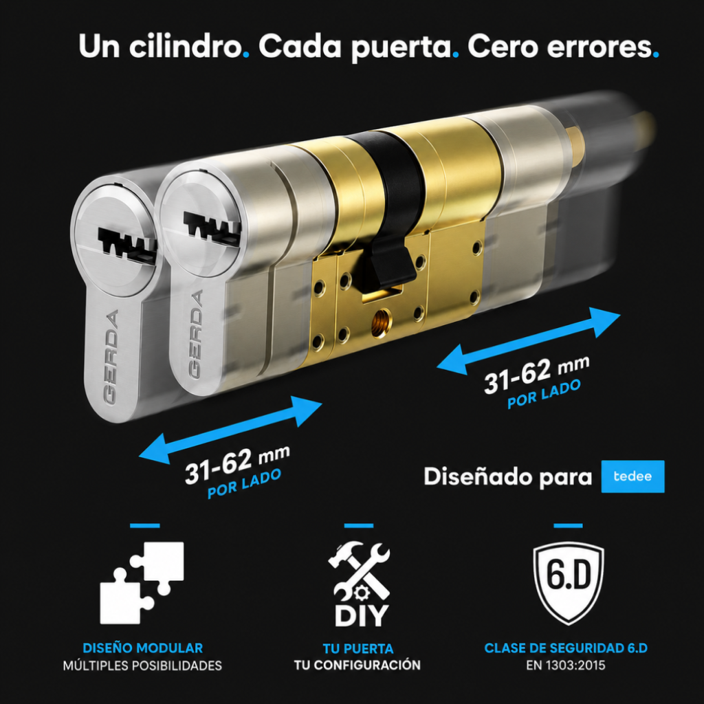 Tedee PRO Cerradura Inteligente Para Puertas Multipunto Kit Basico - Imagen 13