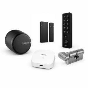 Tedee PRO Cerradura Inteligente Para Cremona Puerta PVC Kit Completo